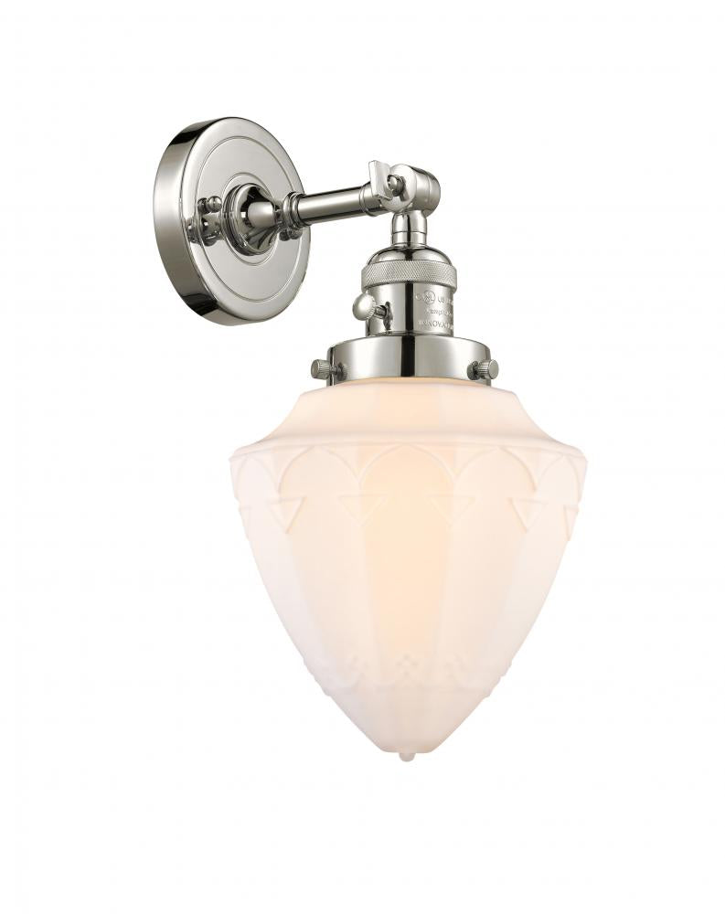 Innovations Lighting BULLET 203SW-PN-G661-7 Sconce Art Deco - Nickel