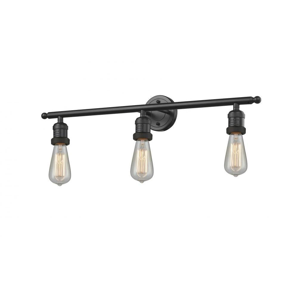 Bare Bulb 3 Light Bath Vanity Light