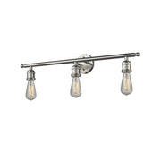 Bare Bulb 3 Light Bath Vanity Light