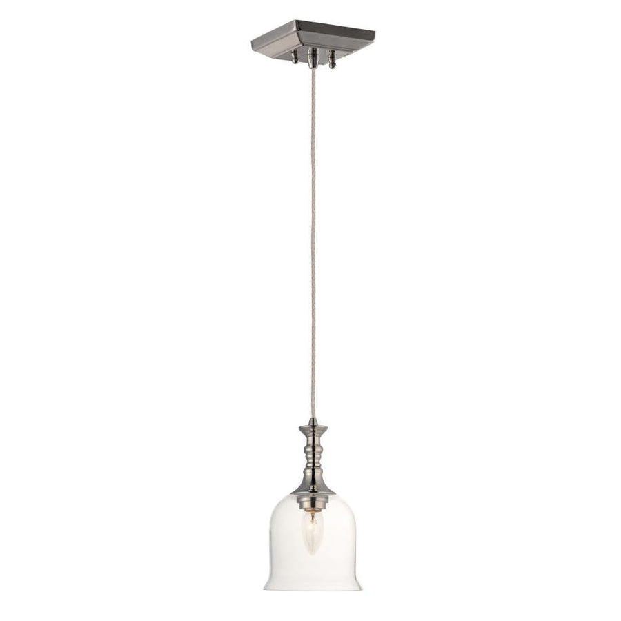 Maxim Lighting 20471CLPN Centennial 6.25 Inch Semi Flush Mount Light – Polished Nickel