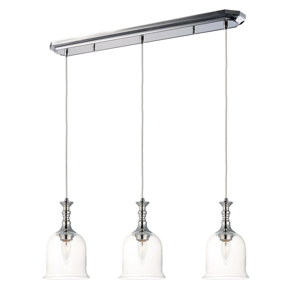 Centennial 31.5 Inch 3 Light Pendant – Polished Nickel