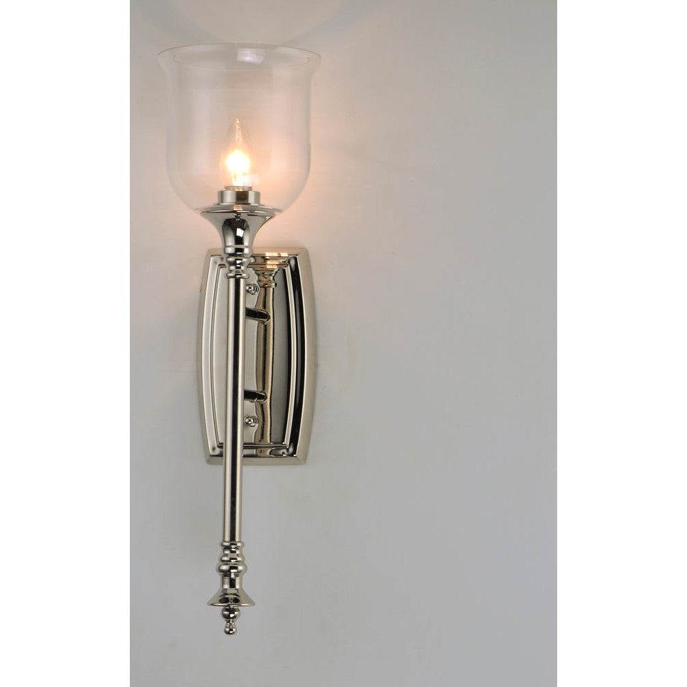 Maxim Lighting CENTENNIAL 20479CLPN Sconce Americana - Nickel