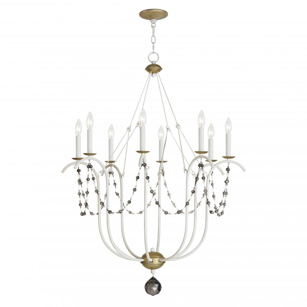 Formosa 32 Inch Chandelier – Ecru/Venetian Gold