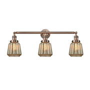 Chatham - 3 Light - 30 inch - Antique Copper - Bath Vanity Light