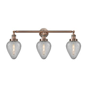 Geneseo - 3 Light - 32 inch - Antique Copper - Bath Vanity Light