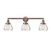 Fulton - 3 Light - 30 inch - Antique Copper - Bath Vanity Light