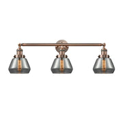 Fulton - 3 Light - 30 inch - Antique Copper - Bath Vanity Light