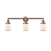 Bell - 3 Light - 30 inch - Antique Copper - Bath Vanity Light