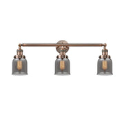 Bell - 3 Light - 30 inch - Antique Copper - Bath Vanity Light