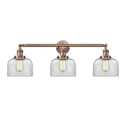 Bell - 3 Light - 32 inch - Antique Copper - Bath Vanity Light