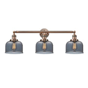 Bell - 3 Light - 32 inch - Antique Copper - Bath Vanity Light
