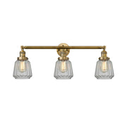 Chatham - 3 Light - 30 inch - Brushed Brass - Bath Vanity Light