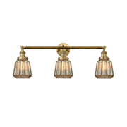 Chatham - 3 Light - 30 inch - Brushed Brass - Bath Vanity Light
