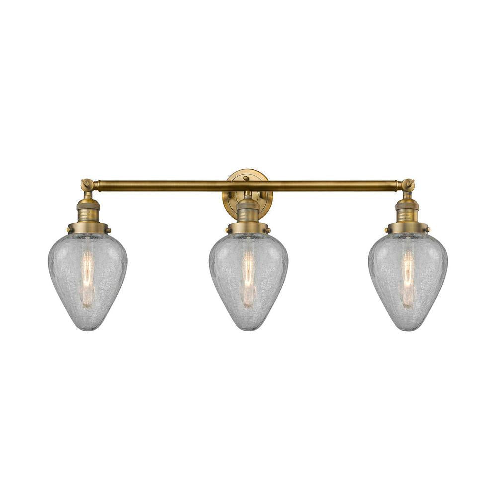Geneseo - 3 Light - 32 inch - Brushed Brass - Bath Vanity Light