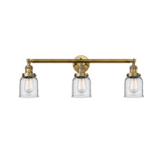 Bell - 3 Light - 30 inch - Brushed Brass - Bath Vanity Light