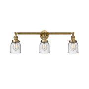 Bell - 3 Light - 30 inch - Brushed Brass - Bath Vanity Light
