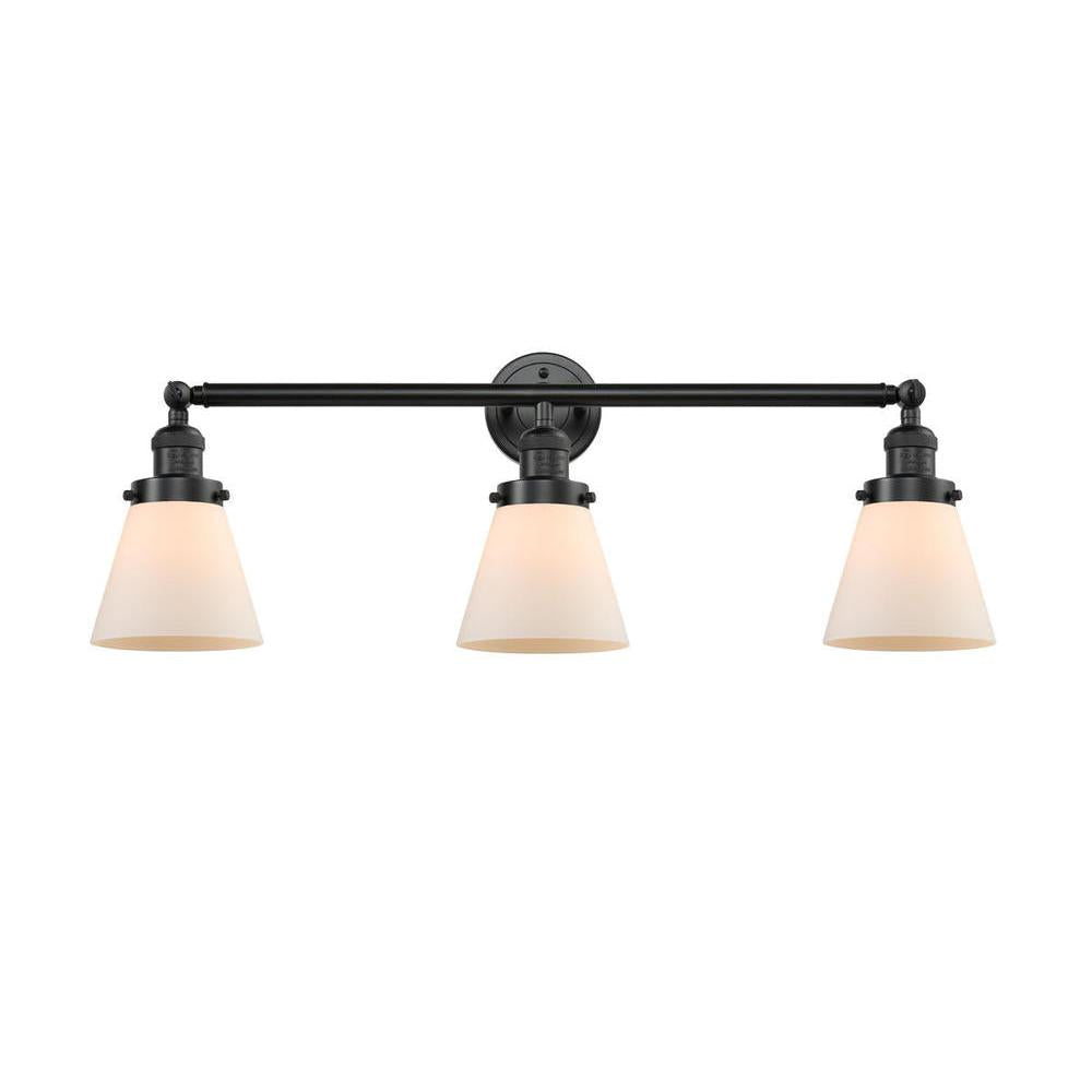 Cone - 3 Light - 30 inch - Oil Rubbed Bronze - Bath Vanity Light