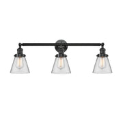 Cone - 3 Light - 30 inch - Oil Rubbed Bronze - Bath Vanity Light