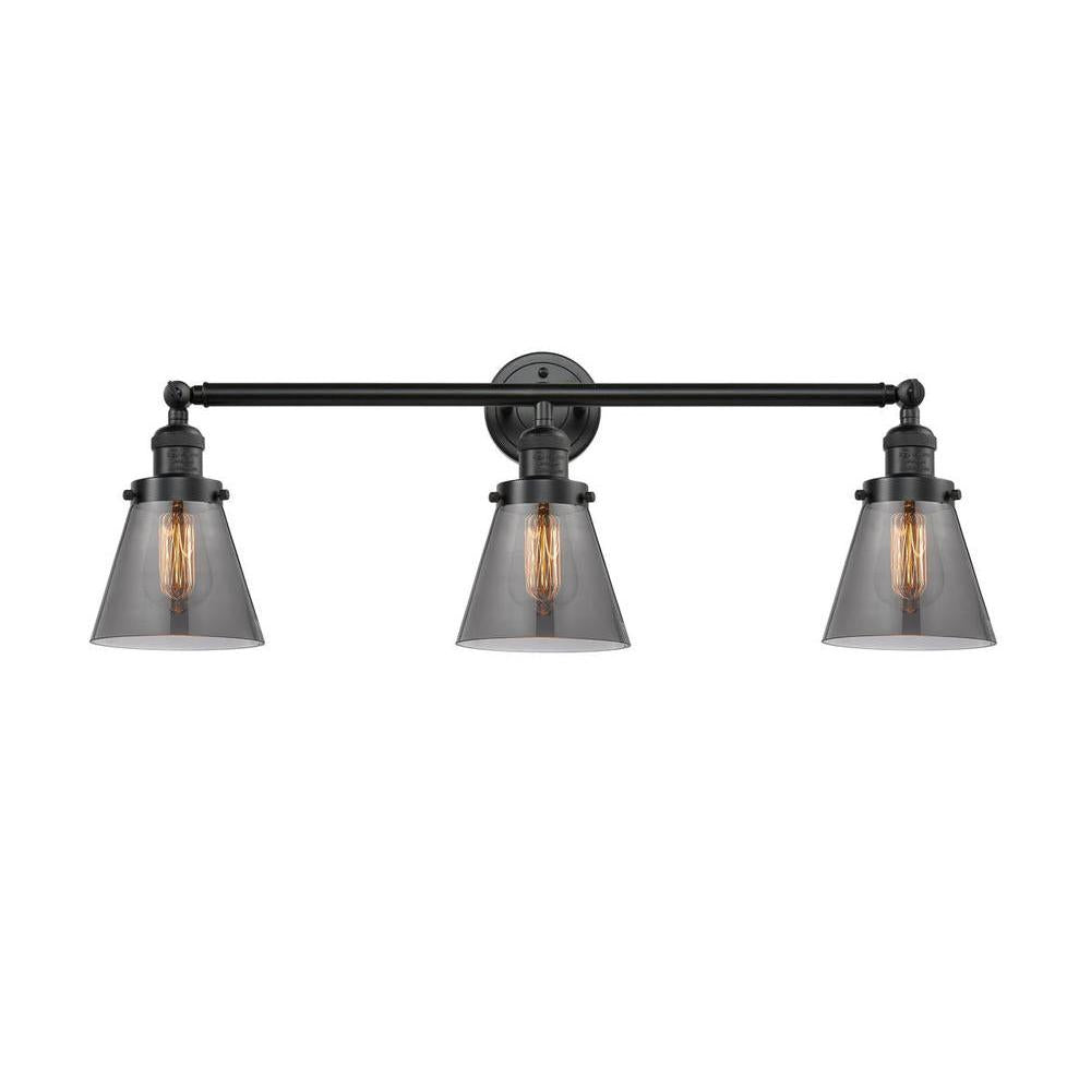 Cone - 3 Light - 30 inch - Oil Rubbed Bronze - Bath Vanity Light