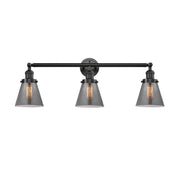 Cone - 3 Light - 30 inch - Oil Rubbed Bronze - Bath Vanity Light