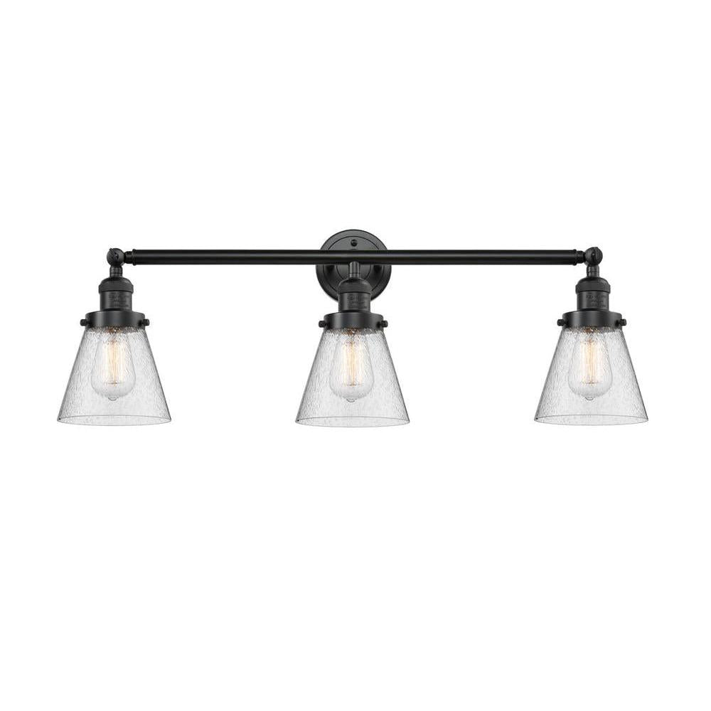 Cone - 3 Light - 30 inch - Oil Rubbed Bronze - Bath Vanity Light
