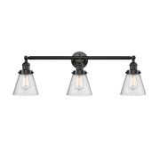 Cone - 3 Light - 30 inch - Oil Rubbed Bronze - Bath Vanity Light