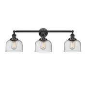 Bell - 3 Light - 32 inch - Oil Rubbed Bronze - Bath Vanity Light