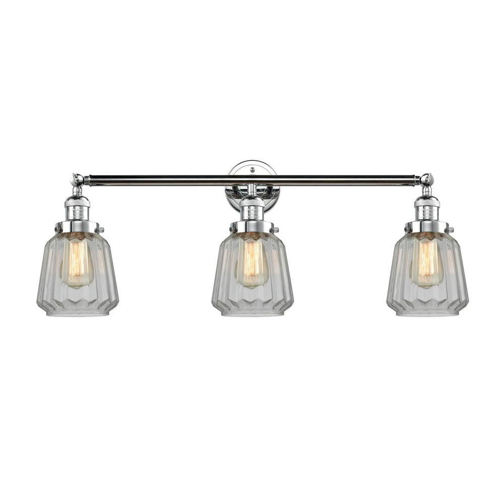 Chatham - 3 Light - 30 inch - Polished Chrome - Bath Vanity Light