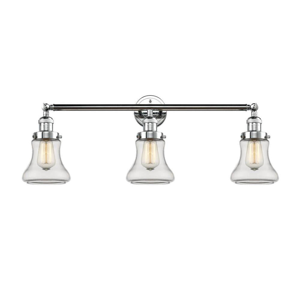 Bellmont - 3 Light - 30 inch - Polished Chrome - Bath Vanity Light