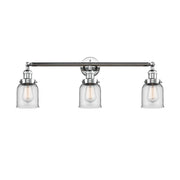 Bell - 3 Light - 30 inch - Polished Chrome - Bath Vanity Light