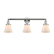 Cone - 3 Light - 30 inch - Polished Chrome - Bath Vanity Light