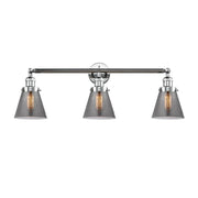 Cone - 3 Light - 30 inch - Polished Chrome - Bath Vanity Light