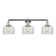 Bell - 3 Light - 32 inch - Polished Chrome - Bath Vanity Light