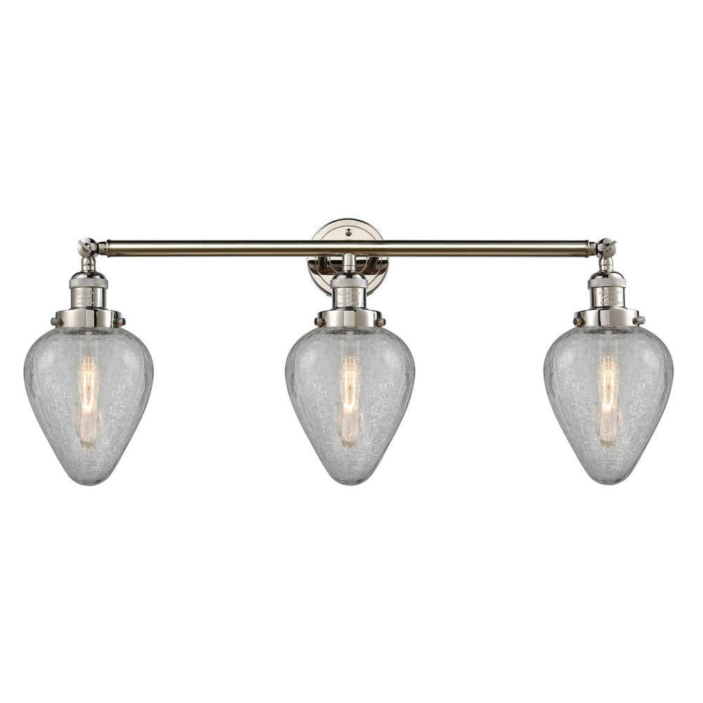 Geneseo - 3 Light - 32 inch - Polished Nickel - Bath Vanity Light