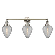 Geneseo - 3 Light - 32 inch - Polished Nickel - Bath Vanity Light