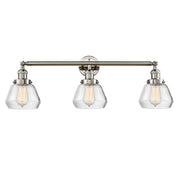 Fulton - 3 Light - 30 inch - Polished Nickel - Bath Vanity Light