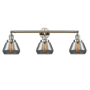 Fulton - 3 Light - 30 inch - Polished Nickel - Bath Vanity Light