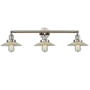 Halophane - 3 Light - 33 inch - Polished Nickel - Bath Vanity Light