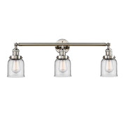 Bell - 3 Light - 30 inch - Polished Nickel - Bath Vanity Light