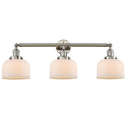 Bell - 3 Light - 32 inch - Polished Nickel - Bath Vanity Light