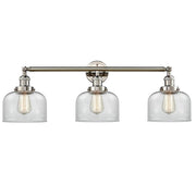 Bell - 3 Light - 32 inch - Polished Nickel - Bath Vanity Light