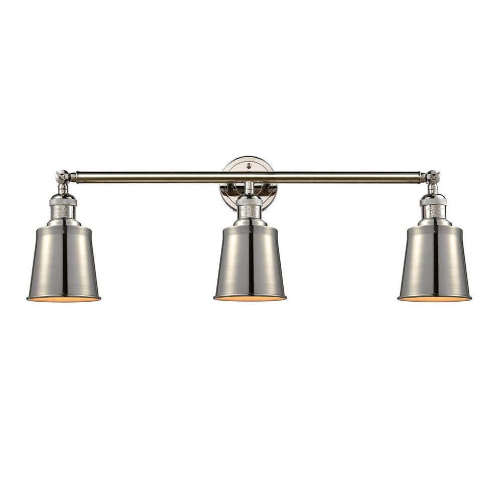 Addison - 3 Light - 32 inch - Polished Nickel - Bath Vanity Light