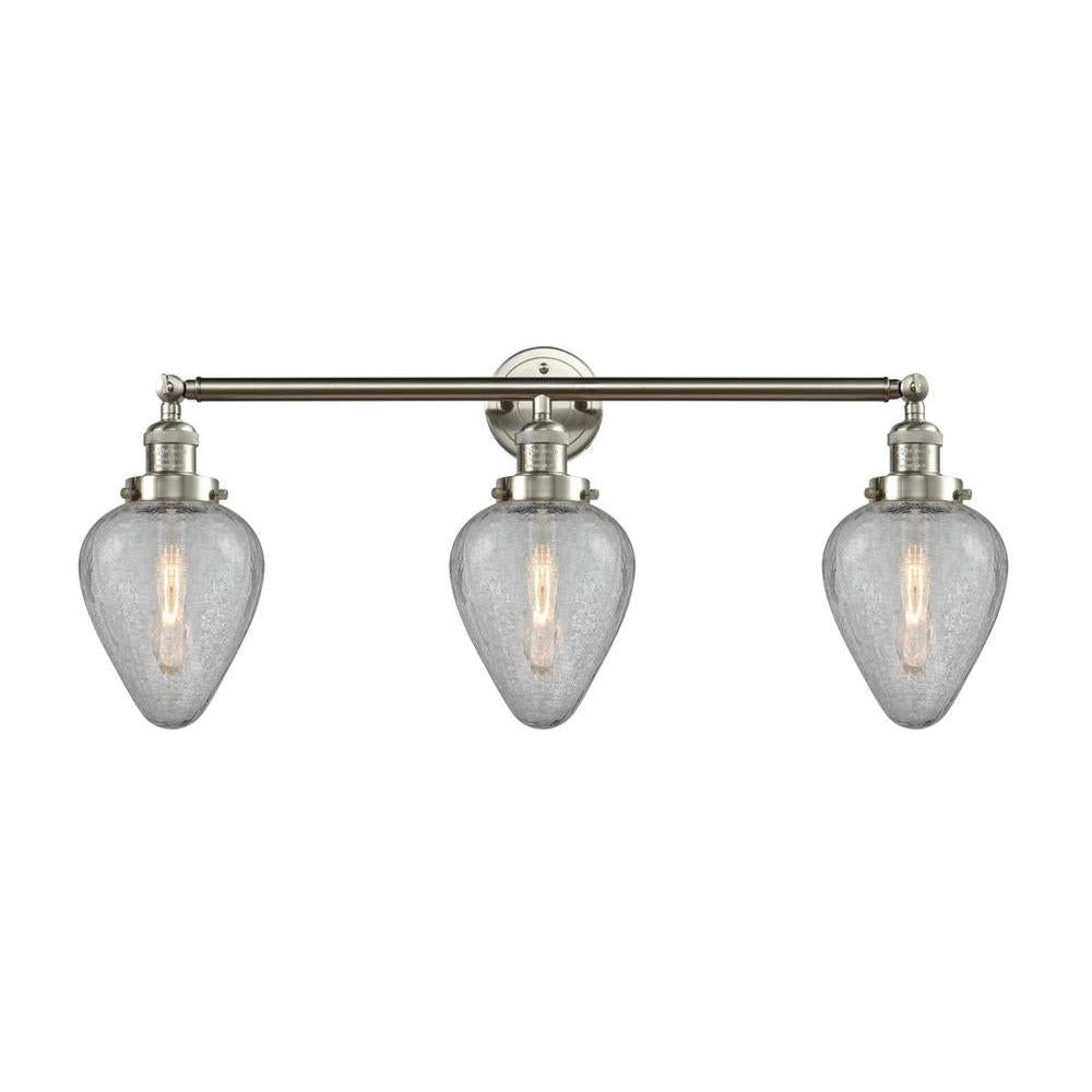 Geneseo - 3 Light - 32 inch - Brushed Satin Nickel - Bath Vanity Light