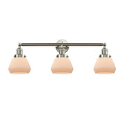 Fulton - 3 Light - 30 inch - Brushed Satin Nickel - Bath Vanity Light