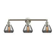 Fulton - 3 Light - 30 inch - Brushed Satin Nickel - Bath Vanity Light