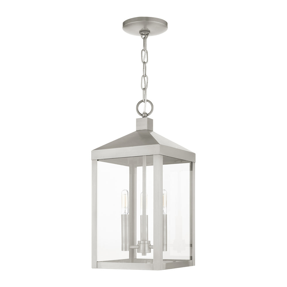 Livex Lighting NYACK 20593-91 Pendant Traditional - Brushed Nickel