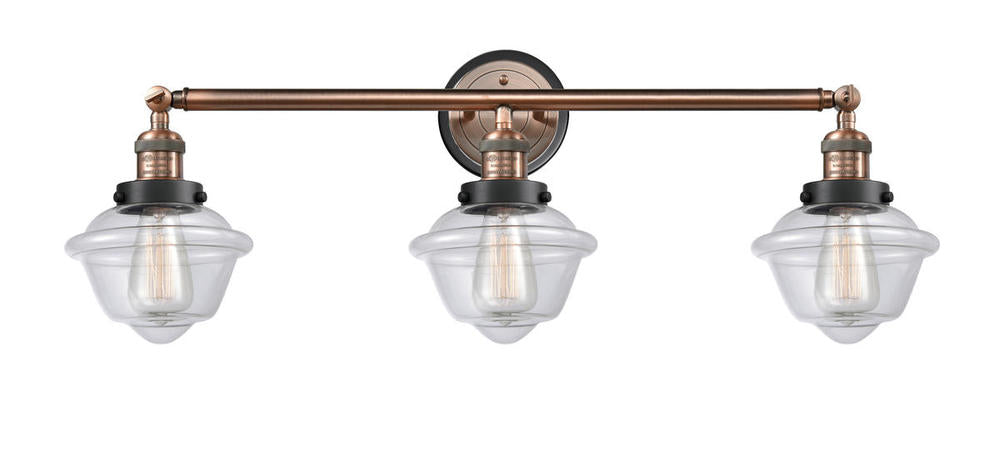 Innovations Lighting OXFORD 205AC-BPBK-HRBK-G532 Bathroom Fixture Traditional - Copper