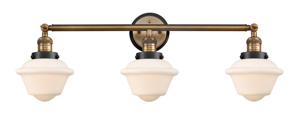 Innovations Lighting OXFORD 205BB-BPBK-HRBK-G531 Bathroom Fixture Traditional - Brass