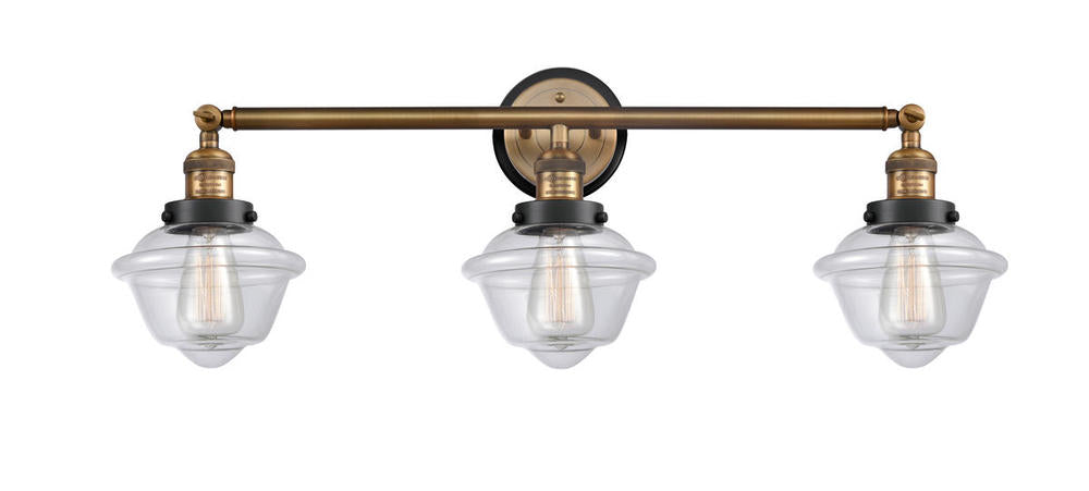 Innovations Lighting OXFORD 205BB-BPBK-HRBK-G532 Bathroom Fixture Traditional - Brass