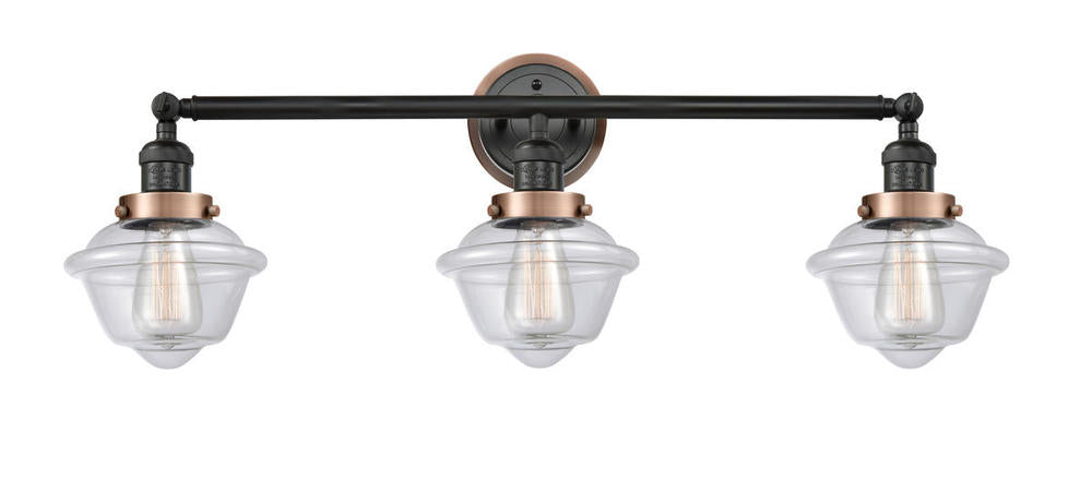 Innovations Lighting OXFORD 205BK-BPAC-HRAC-G532 Bathroom Fixture Traditional - Black